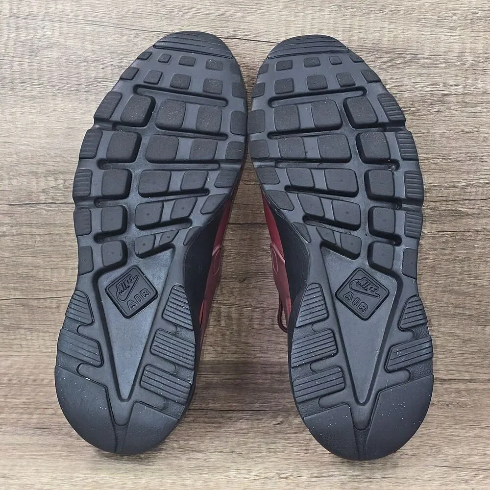 Nike Air Huarache Run Ultra Men's Size 9.5 Tough Red Black Sneakers 819685-604